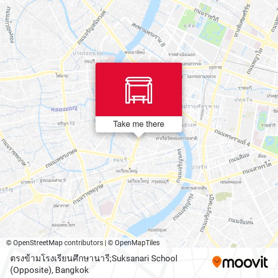 ตรงข้ามโรงเรียนศึกษานารี;Suksanari School (Opposite) map