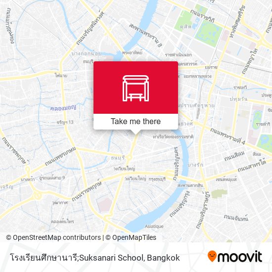 โรงเรียนศึกษานารี;Suksanari School map