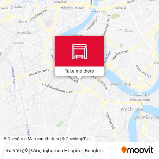 รพ.ราษฎร์บูรณะ;Rajburana Hospital map