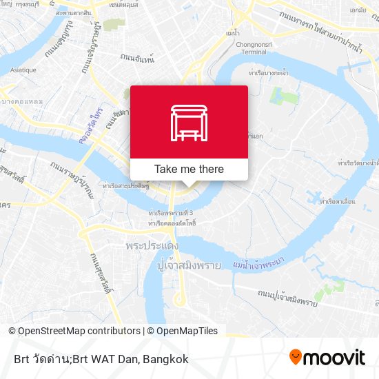 Brt วัดด่าน;Brt WAT Dan map