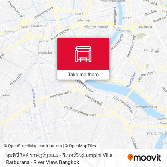 ลุมพินีวิลล์ ราษฎร์บูรณะ - ริเวอร์วิว;Lumpini Ville Ratburana - River View map