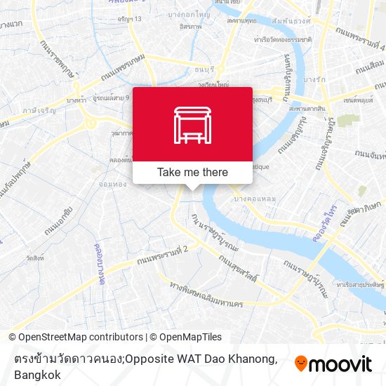 ตรงข้ามวัดดาวคนอง;Opposite WAT Dao Khanong map