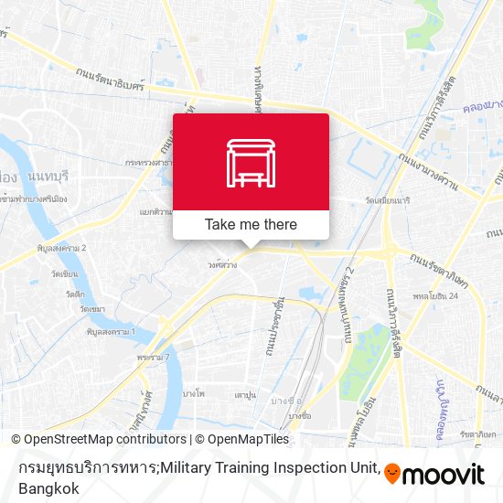 กรมยุทธบริการทหาร;Military Training Inspection Unit map