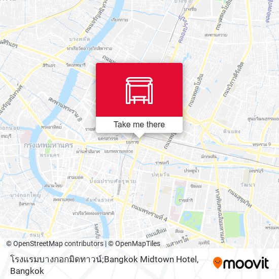 โรงแรมบางกอกมิดทาวน์;Bangkok Midtown Hotel map