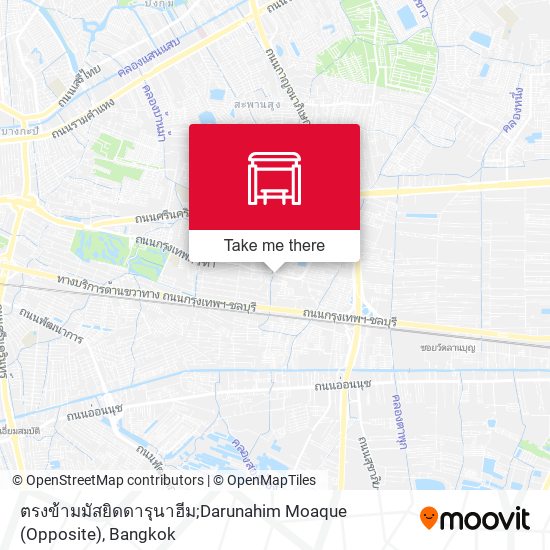 ตรงข้ามมัสยิดดารุนาฮีม;Darunahim Moaque (Opposite) map