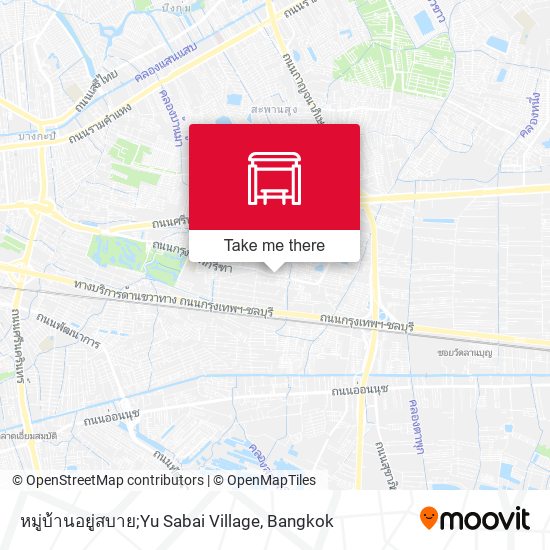 หมู่บ้านอยู่สบาย;Yu Sabai Village map