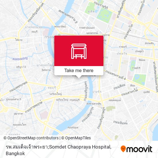 รพ.สมเด็จเจ้าพระยา;Somdet Chaopraya Hospital map