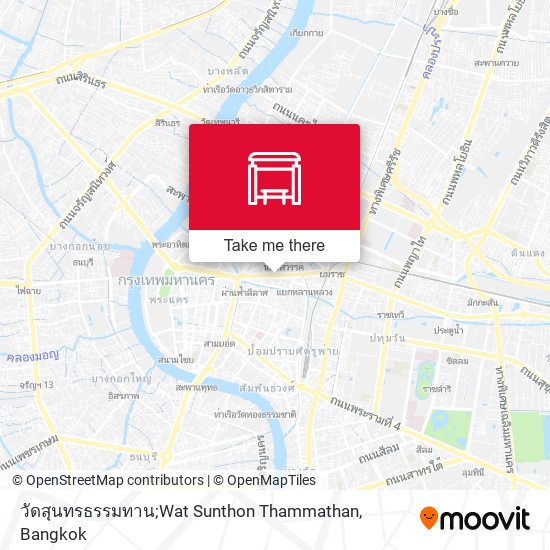 วัดสุนทรธรรมทาน;Wat Sunthon Thammathan map