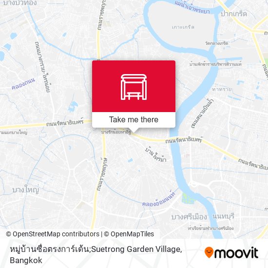 หมู่บ้านซื่อตรงการ์เด้น;Suetrong Garden Village map