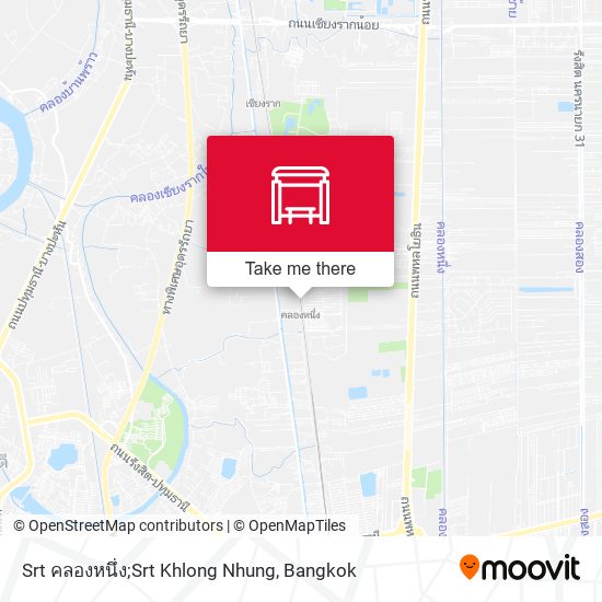 Srt คลองหนึ่ง;Srt Khlong Nhung map