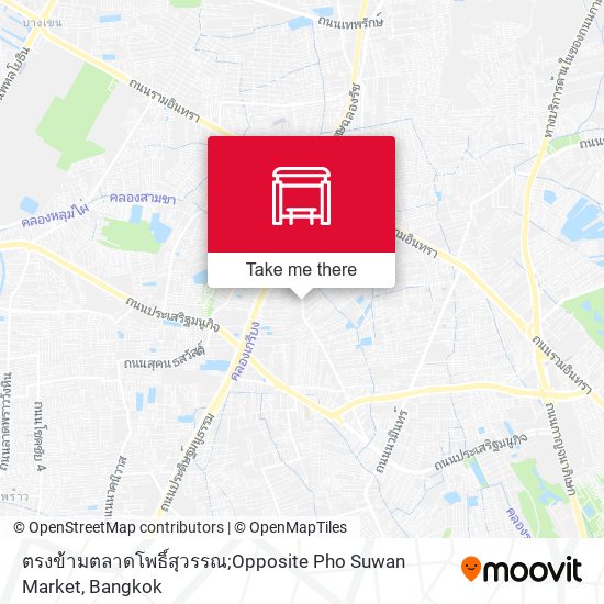 ตรงข้ามตลาดโพธิ์สุวรรณ;Opposite Pho Suwan Market map