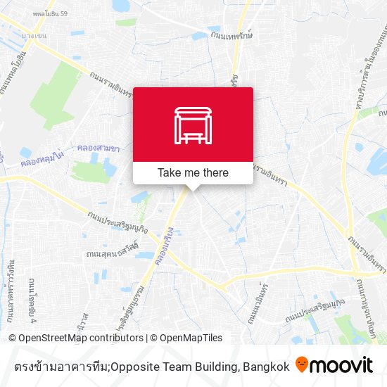 ตรงข้ามอาคารทีม;Opposite Team Building map