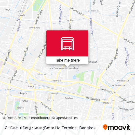 สำนักงานใหญ่ ขสมก.;Bmta Hq Terminal map