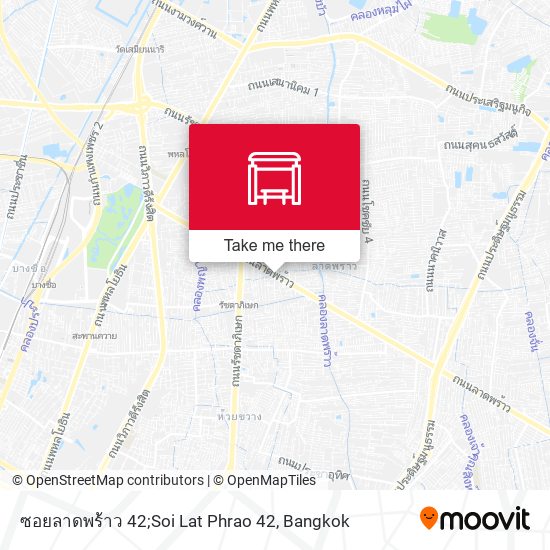 ซอยลาดพร้าว 42;Soi Lat Phrao 42 map