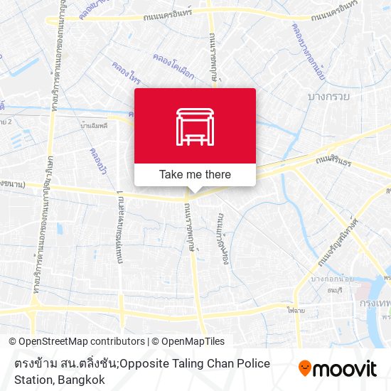 ตรงข้าม สน.ตลิ่งชัน;Opposite Taling Chan Police Station map