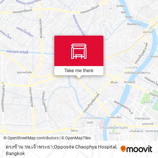 ตรงข้าม รพ.เจ้าพระยา;Opposite Chaophya Hospital map