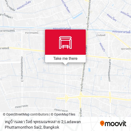 หมู่บ้านลดาวัลย์ พุทธมณฑลสาย 2;Ladawan Phuttamonthon Sai2 map