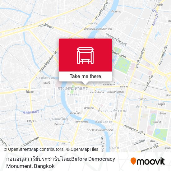 ก่อนอนุสาวรีย์ประชาธิปไตย;Before Democracy Monument map