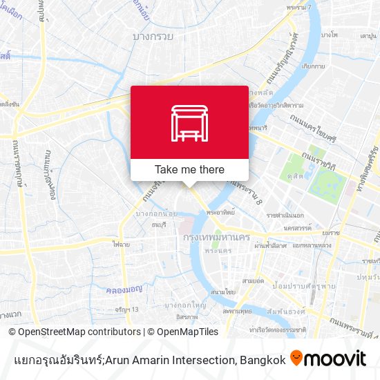 แยกอรุณอัมรินทร์;Arun Amarin Intersection map