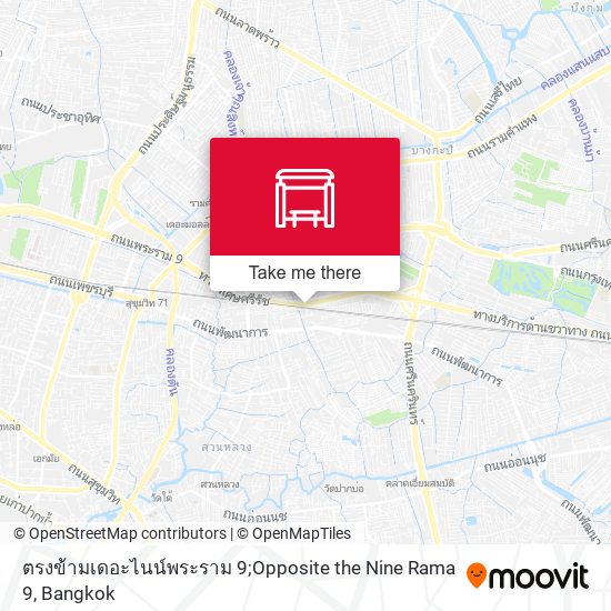 ตรงข้ามเดอะไนน์พระราม 9;Opposite the Nine Rama 9 map