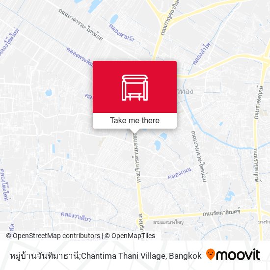 หมู่บ้านจันทิมาธานี;Chantima Thani Village map