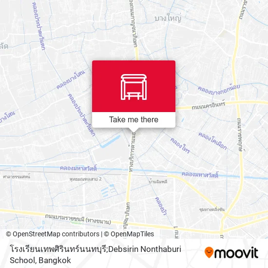 โรงเรียนเทพศิรินทร์นนทบุรี;Debsirin Nonthaburi School map