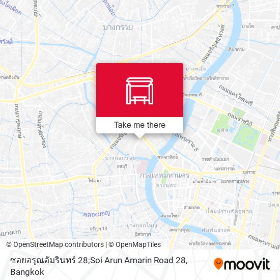 ซอยอรุณอัมรินทร์ 28;Soi Arun Amarin Road 28 map