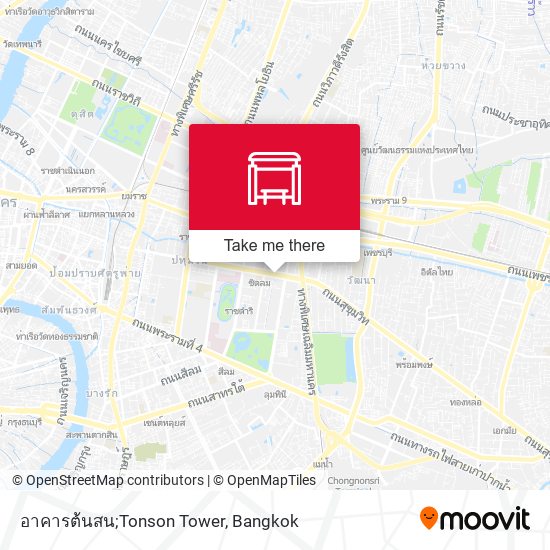 อาคารต้นสน;Tonson Tower map