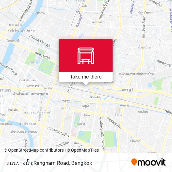 ถนนรางน้ำ;Rangnam Road map