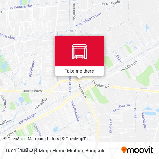 เมกาโฮมมีนบุรี;Mega Home Minburi map