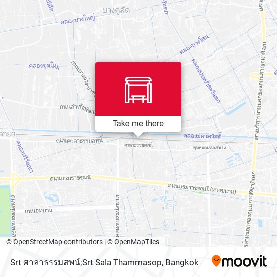Srt ศาลาธรรมสพน์;Srt Sala Thammasop map