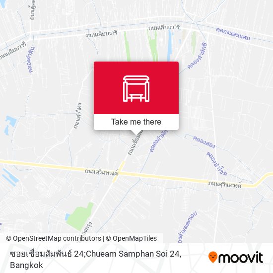 ซอยเชื่อมสัมพันธ์ 24;Chueam Samphan Soi 24 map