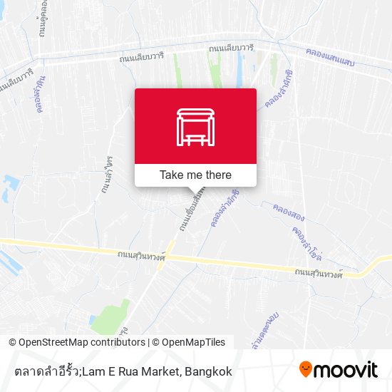 ตลาดลำอีรั้ว;Lam E Rua Market map