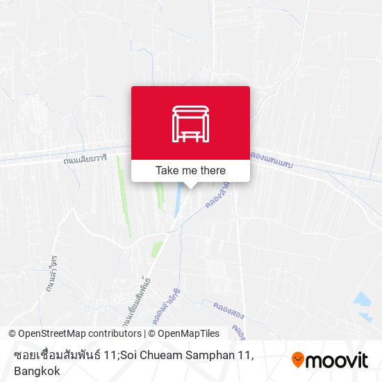 ซอยเชื่อมสัมพันธ์ 11;Soi Chueam Samphan 11 map