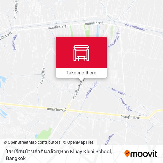 โรงเรียนบ้านลำต้นกล้วย;Ban Kluay Kluai School map