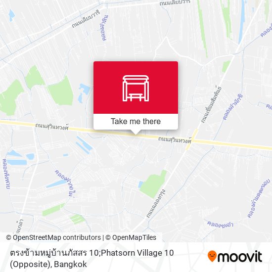 ตรงข้ามหมู่บ้านภัสสร 10;Phatsorn Village 10 (Opposite) map