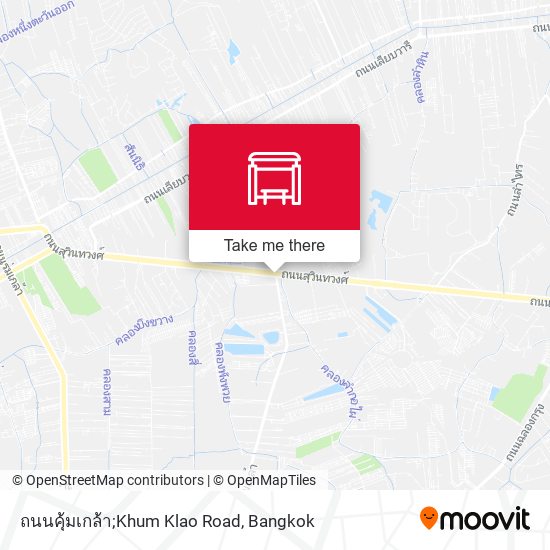 ถนนคุ้มเกล้า;Khum Klao Road map