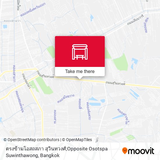 ตรงข้ามโอสถสภา สุวินทวงศ์;Opposite Osotspa Suwinthawong map