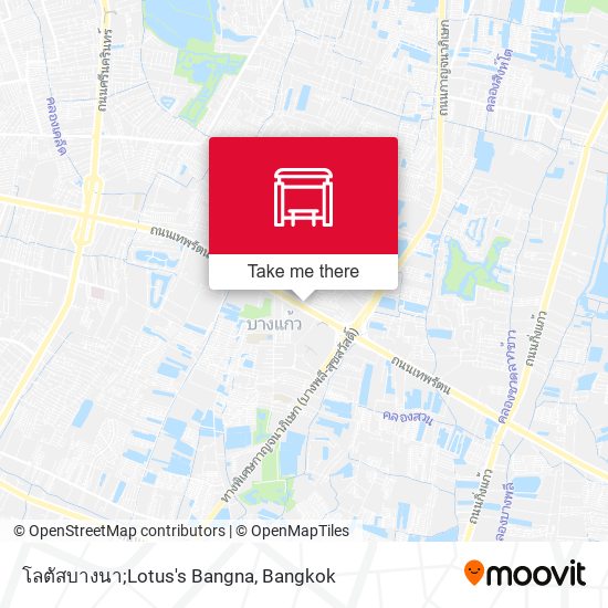 โลตัสบางนา;Lotus's Bangna map