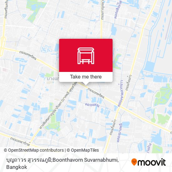 บุญถาวร สุวรรณภูมิ;Boonthavorn Suvarnabhumi map