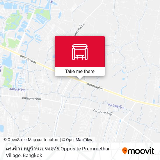 ตรงข้ามหมู่บ้านเปรมฤทัย;Opposite Premruethai Village map
