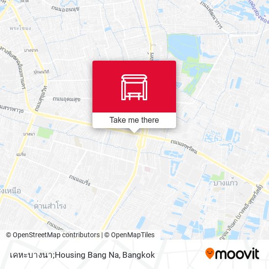 เคหะบางนา;Housing Bang Na map