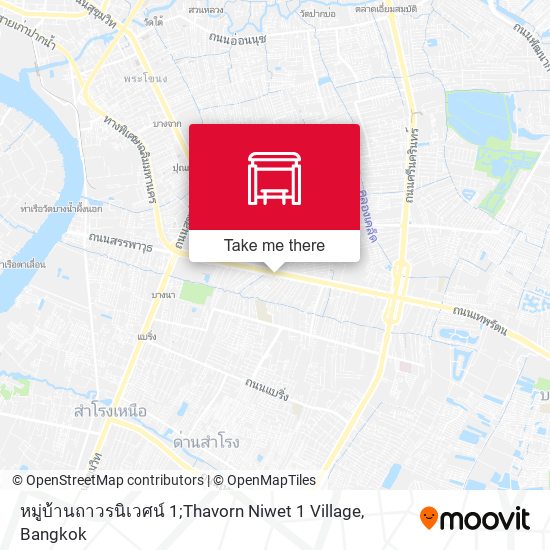 หมู่บ้านถาวรนิเวศน์ 1;Thavorn Niwet 1 Village map