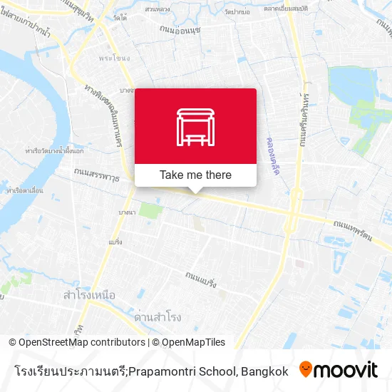 โรงเรียนประภามนตรี;Prapamontri School map