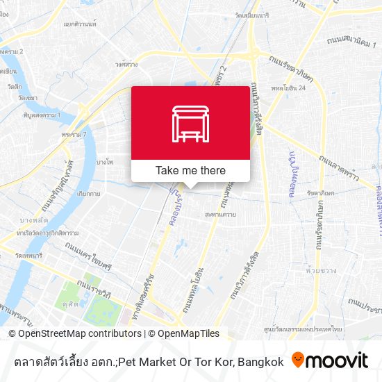 ตลาดสัตว์เลี้ยง อตก.;Pet Market Or Tor Kor map