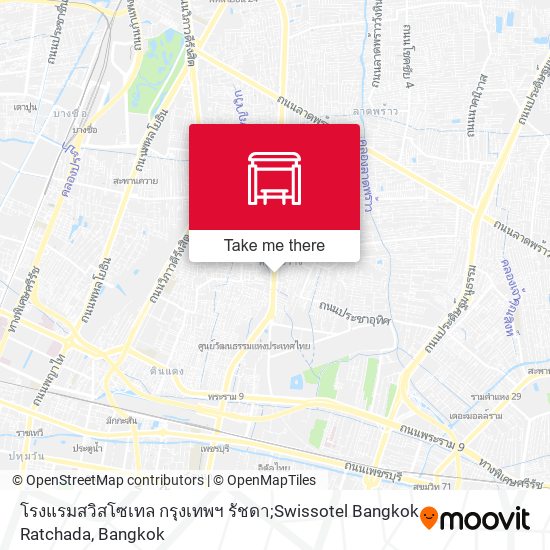 โรงแรมสวิสโซเทล กรุงเทพฯ รัชดา;Swissotel Bangkok Ratchada map