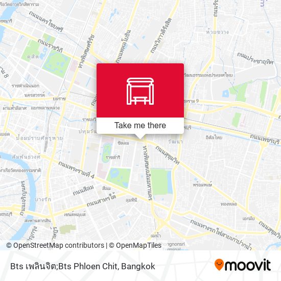 Bts เพลินจิต;Bts Phloen Chit map