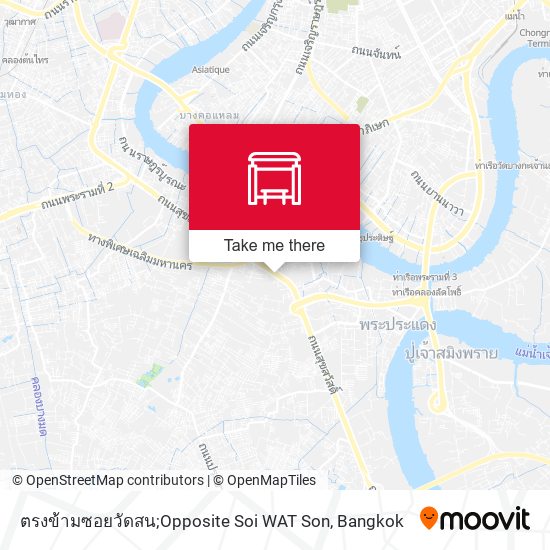ตรงข้ามซอยวัดสน;Opposite Soi WAT Son map