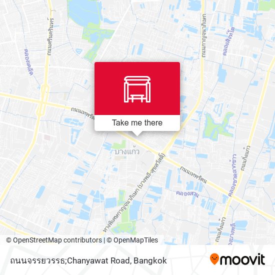 ถนนจรรยวรรธ;Chanyawat Road map