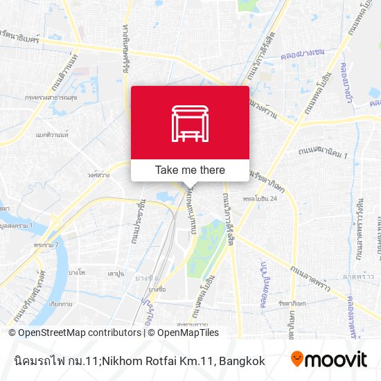 นิคมรถไฟ กม.11;Nikhom Rotfai Km.11 map